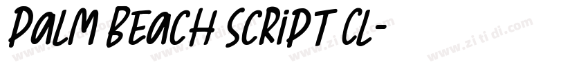 Palm Beach Script Cl字体转换 Palm Beach Script Cl字体转换